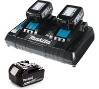 Pack Power (3x5,0 Ah) avec chargeur double - MAKITA 198458-6