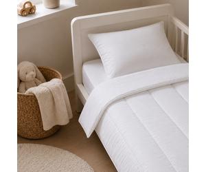 Pack premium couette hiver 120x150 garnissage 100% polyester 300 g/m2 et oreiller 40x60 cm GAVROCHE blanc