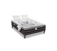 - Pack Prêt à dormir DIVIN 90x200 cm - Matelas Ressorts ensachés + Sommier + Accessoires