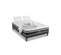 HYPSOM - Pack Prêt à dormir ELEGANCE 90x200 cm - Matelas Mémoire de forme + Sommier + Accessoires G