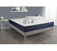 Pack prêt a dormir matelas ACTIFLEX LIFE 140x200 Ressorts ensaches + Memoire de forme + sommier KIT gris +2oreillers+couette