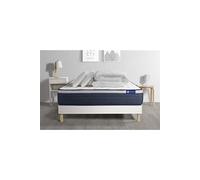 Pack prêt a dormir matelas Latex + Memoire de forme ACTILATEX MAX 200x200 cm + sommier KIT blanc + 2 oreillers + couette