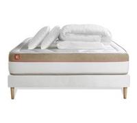 Pack prêt à dormir matelas LE COSY 160x200cm Mémoire de forme - Ep. 30cm + sommier Blanc G