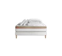 Pack prêt à dormir matelas LE COSY 180x200cm Mémoire de forme - Ep. 30cm + sommier kit Blanc
