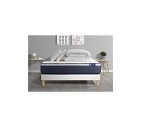 Actisom - Pack prêt à dormir Matelas mémoire ACTIMEMO MAX 140x190, sommier kit, 2 oreillers, couette