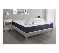 Pack prêt à dormir matelas Mémoire de forme ACTIMEMO SLEEP 160x200 5zones confort + sommier KIT gris + 2 oreillers + couette G