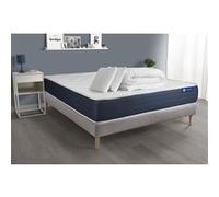 Pack prêt a dormir matelas Ressorts ensaches + Memoire de forme ACTIFLEX SLEEP 160x200 + sommier KIT gris +2oreillers+couette