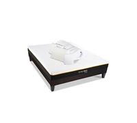 - Pack Prêt à dormir OLYMPE 140x190 cm - Matelas Mémoire de forme + Sommier + Accessoires