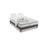 - Pack Prêt à dormir ROYAL 5* 160x200 cm - Matelas Mémoire de forme + Sommier + Accessoires