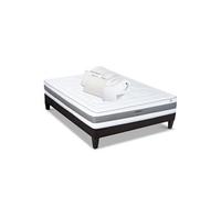 - Pack Prêt à dormir SUBLIME 90x200 cm - Matelas Mémoire de forme + Sommier + Accessoires
