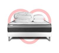 Pack prêt a dormir VITAL CARE 160 x 200 cm sommier Kit blanc