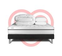 Pack prêt a dormir VITAL SPA 180 x 200 cm sommier Kit noir