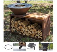 Pack Printemps Brasero Traditionnel Corten 83 Simple Cuve