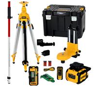 Pack pro niveau laser rotatif simple pente - faisceaux verts - USB-C - DEWALT - DCLE15221GL-QW