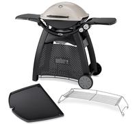 Pack Promo Barbecue Gaz Weber Q3000 Titanium + Plancha + Grille attente
