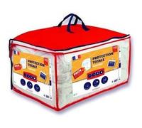 pack protection : couette 220x240 cm + taie d'oreiller + 1 protege oreiller - fabriqué en france blanc G