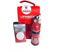 Pack protection incendie avec un détecteur de fumée autonomie de 10 ans et un extincteur à poudre 1 kg