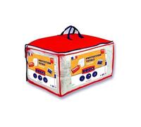 Pack couette 220x240 cm + 2 oreillers 60x60 cm + 2 proteges oreillers 60x60 cm - garnissage 100% Polyester - 350g/m² - blanc - DODO