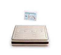 Pack Protège-matelas 100% Coton 150 + Matelas Visco Haut de Gamme 150x200, 26 cm, HYPNA