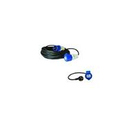 PACK Rallonge Electrique 15m Prise P17 + Adaptateur Femelle P17-230V 1.5.M Pour Camping-Car