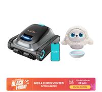 Pack Robot Intelligent : Aiper Scuba S1 Robot de Piscine Amélioré + Ropet AI Robot Compagnon pour Animaux Édition Professionnelle, Compagnon IA, Contrôle par Application, Autonomie de 270 Min, 11 Capt