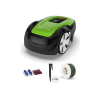Pack robot tondeuse Optimow M GREENWORKS - pour 500m2 - 100m fil, 100 piquets et connecteurs