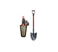 Venteo - Pack RootSlayer™ - Noir - Adulte - RootSlayer à main™ + RootSlayer Pelle à rebords™ - Jardin - Acier de carbone - Manche 360° Noir G
