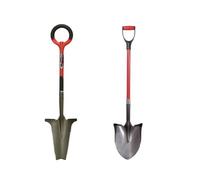 Pack RootSlayer Noir + Pelle à rebords Acier de carbone Manche 360°