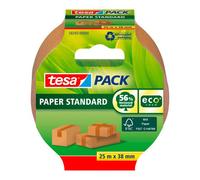 Pack Ruban adhésif d'emballage PAPER ecoLogo, 38mm x 25m
