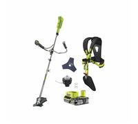 Pack RYOBI débroussailleuse 18V One+ OBC1820B - 1 Batterie 2.5Ah - 1 Chargeur Rapide RC18120-125