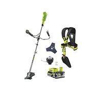 Pack RYOBI débroussailleuse 18V One+ OBC1820B - 1 Batterie 5.0Ah - 1 Chargeur 2.0Ah RC18120-150