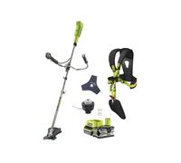 Pack RYOBI débroussailleuse 18V One+ OBC1820B - 1 batterie 5.0Ah - 1 chargeur 2.0Ah RC18120-150