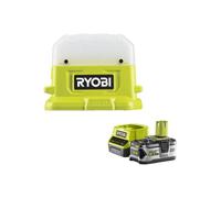 Pack RYOBI Lanterne LED 18V One+ 500 Lumens RLC18-0 - 1 Batterie 5.0Ah - 1 Chargeur rapide RC18120-150
