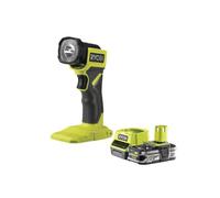 Pack RYOBI Lanterne LED à tête orientable 280 Lumens 18V One+ RLF18-0 - 1 Batterie 2.5Ah - 1 Chargeur rapide RC18120-125