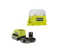 Pack RYOBI Lanterne LED RLC18-0 - 18V One+ 500 Lumens - 1 batterie 2.0Ah - 1 chargeur rapide RC18120-120