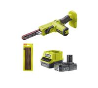 Pack RYOBI Lime électrique 18V One+ R18PF-0 - Kit 3 bandes abrasives - 1 batterie 2.0Ah - 1 chargeur