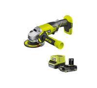 Pack RYOBI Meuleuse d'angle R18AG-0 - 18 V One+ - 1 batterie 2.0Ah - 1 chargeur rapide RC18120-120