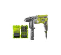 Pack RYOBI Perceuse à percussion RPD1010K - 1010W - coffret de 38 accessoires - RAK38SDD