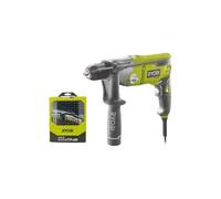 Pack RYOBI Perceuse à percussion RPD1010K - 1010W - Coffret de 69 accessoires - RAK69MIX