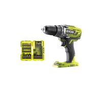 Pack RYOBI - Perceuse-visseuse R18DD3-0 - 18V One+ sans batterie ni chargeur - Coffret empilable impact RYOBI 38 accessoires perçage-vissage-boulonnage RAK38DSDI2