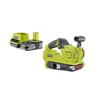Pack RYOBI Ponceuse à bande 75 mm 18V One+ R18BS-0 - 1 Batterie 2.5Ah - 1 Chargeur rapide RC18120-125