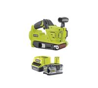 Pack RYOBI ponceuse à bande 75mm 18V One+ R18BS-0 - 1 batterie 5.0Ah - 1 chargeur rapide 2.0Ah RC18120-150