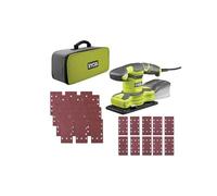 Pack RYOBI Ponceuse vibrante électrique RSS280-SA30-280W - sac de transport - 30 abrasifs - 10 abrasifs auto-agrippants