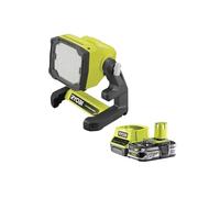 Pack RYOBI Projecteur LED 18V One+ 1800 lumens RLFD18-0 - 1 Batterie 2.5Ah - 1 Chargeur rapide RC18120-125