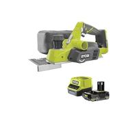 Pack RYOBI Rabot R18PL-0-18V One+ - 82mm - 1 batterie 2.0Ah - 1 chargeur rapide RC18120-120