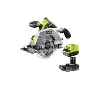 Pack RYOBI Scie circulaire R18CS-0 - 18V One+ - 1 Batterie 2.0Ah - 1 Chargeur rapide