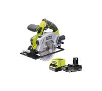 Pack RYOBI Scie circulaire RWSL1801M - 18V One+ - 1 Batterie 2.0Ah - 1 Chargeur rapide