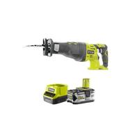 Pack RYOBI Scie sabre 18V One+ R18RS-0-1 batterie 5.0Ah - 1 chargeur rapide 2.0Ah RC18120-150
