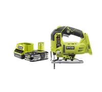Pack RYOBI Scie sauteuse pendulaire 18V One+ R18JS-0 - 1 Batterie 2.5Ah - 1 Chargeur rapide RC18120-125