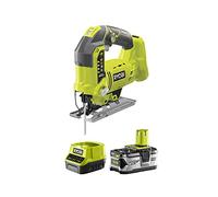 Pack RYOBI Scie sauteuse pendulaire 18V One+ R18JS-0-1 batterie 5.0Ah - 1 chargeur rapide 2.0Ah RC18120-150